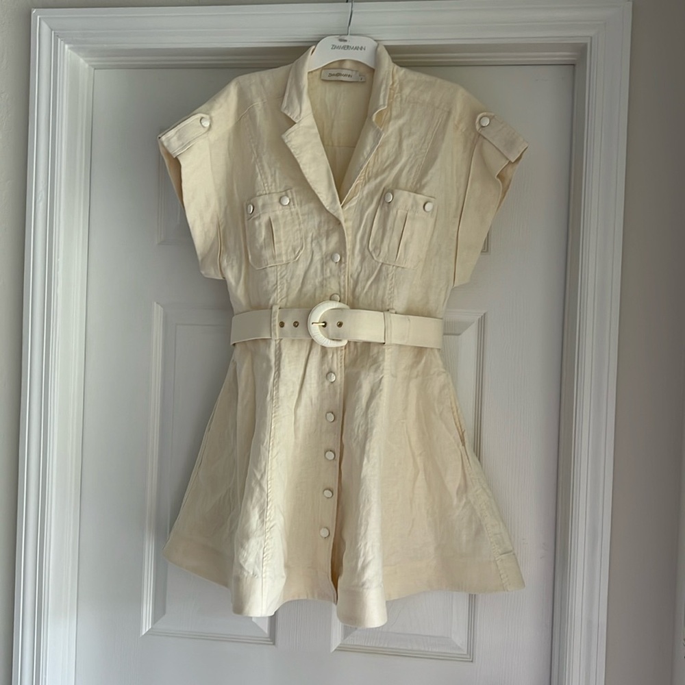 Zimmermann Linen Mini Dress
